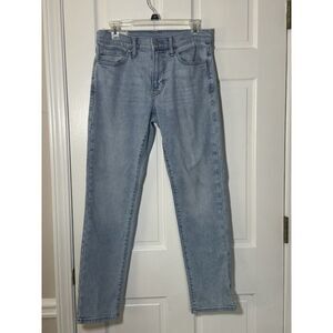 Abercrombie & Fitch Straight Stretch Jeans Men's 31x32 Light Wash Denim